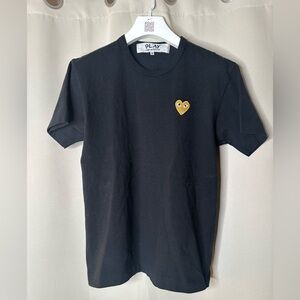 Comme des Garçons Black Gold Heart T-Shirt